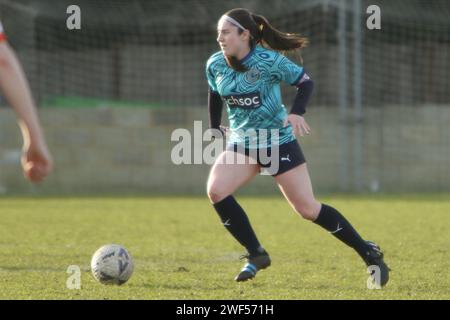 Ashford Town (Middx) Women FC gegen London Seaward FC, FA Women's National League FAWNL, 28. Januar 2024 Stockfoto