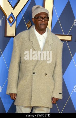 Samuel L. Jackson nimmt an der Weltpremiere von „Argylle“ am Odeon Luxe Leicester Square in London Teil. Stockfoto
