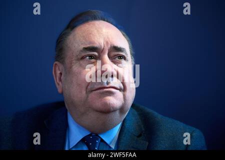 Edinburgh Schottland, Vereinigtes Königreich 27. Januar 2024. Alex Salmond vom Charteris Centre für die YES Road to Independence Veranstaltung. Credit sst/alamy Live News Stockfoto