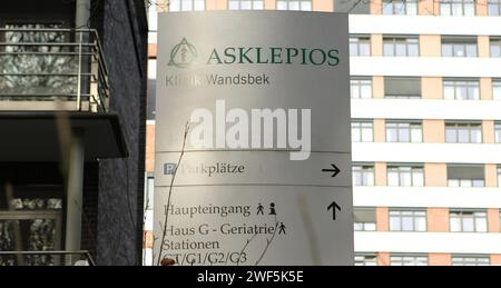 Die Asklepios Klinik Wandsbek im Marienthal in Wandsbek. Wandsbek Hamburg *** die Asklepios Klinik Wandsbek in Marienthal in Wandsbek Wandsbek Hamburg Stockfoto