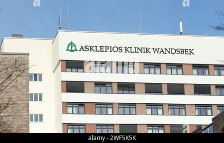 Die Asklepios Klinik Wandsbek im Marienthal in Wandsbek. Wandsbek Hamburg *** die Asklepios Klinik Wandsbek in Marienthal in Wandsbek Wandsbek Hamburg Stockfoto