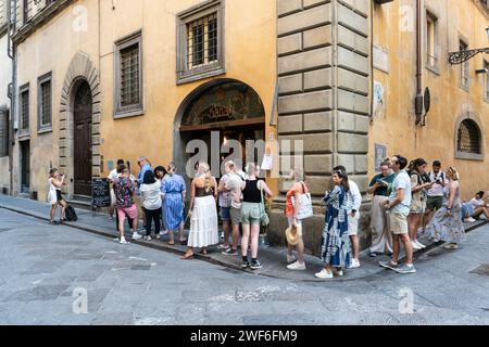 Buchette del Vino, Weinfenster von Florenz, Toskana, Italien Stockfoto