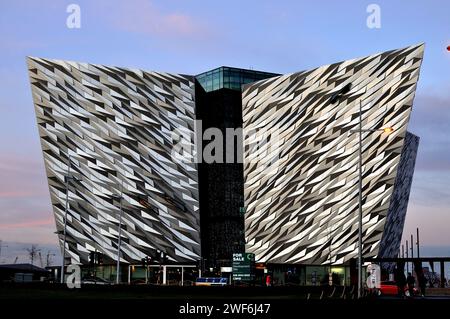 Belfast Titanic Museum Stockfoto