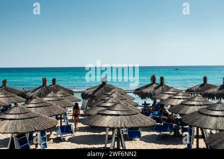 Torre San Giovanni Beach, Salento, Apulien, Italien Stockfoto