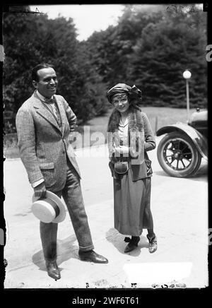 Der Schauspieler Douglas Fairbanks und seine Frau Mary Pickford, um 1920. Foto von Harris & Ewing Stockfoto