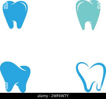 Zahnmedizinische logo Template Vector Illustration Icon Design Stock Vektor