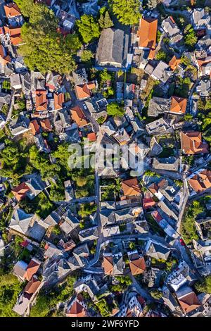 Wunderschöne Keramidi, das nördlichste Dorf des Pilion Berges, Magnessia, Thessalien, Griechenland. Stockfoto