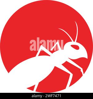 Ant Logo template Vector Illustration Design Stock Vektor