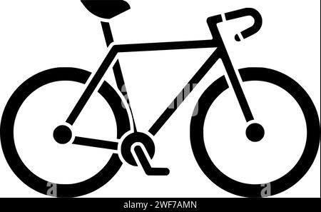 Sport Illustration Fahrrad Silhouette Fahrrad Logo Fahrrad Symbol im Freien Umriss Rennen Geschwindigkeit Radfahrer Fahrer Fahrt aktive Sportler Aktivität Lifestyle Form Abenteuer Berghelm Stock Vektor