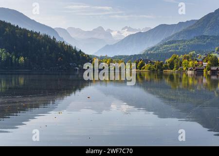 Dachstein im Altausseer See, Altaussee, Salzkammergut, Steiermark, Österreich *** Dachstein im Altaussee, Altaussee, Salzkammergut, Steiermark, Austr Stockfoto
