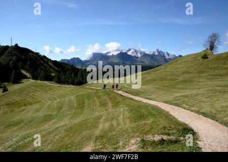 Dolomitenlandschaft in Alta Badia Stockfoto