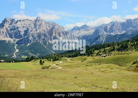 Dolomitenlandschaft in Alta Badia Stockfoto