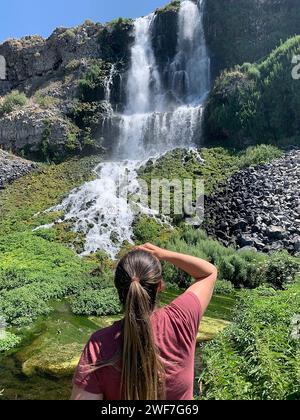 Sehen Sie den Thousand Springs State Park in der Nähe von Ritter Island Stockfoto