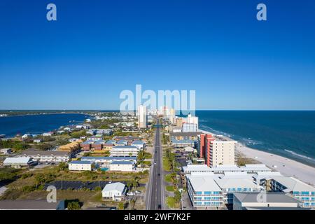 Gulf Shores, Alabama Beach im März Stockfoto