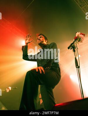 Mailand, Italien. Januar 2024. Die englische Indie-Rock Band The Vaccines performt Live im Magazzini Generali in Mailand, Italien am 28. Januar 2024 (Foto: Maria Laura Arturi/NurPhoto)0 Credit: NurPhoto SRL/Alamy Live News Stockfoto