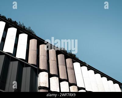 Einige kleine Details großer Gebäude in ganz Spanien Stockfoto