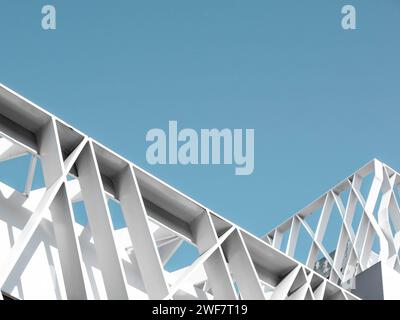 Einige kleine Details großer Gebäude in ganz Spanien Stockfoto