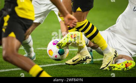 Dortmund, Deutschland. Januar 2024. Symbolbild Zweikampf Borussia Dortmund - VfL Bochum 28.01.2024 Copyright (nur für journalistische Zwecke) by : Stockfoto