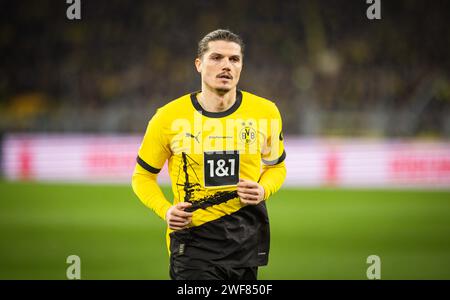 Dortmund, Deutschland. Januar 2024. Marcel Sabitzer (BVB) Borussia Dortmund - VfL Bochum 28.01.2024 Urheberrecht (nur für journalistische Zwecke) von : Stockfoto