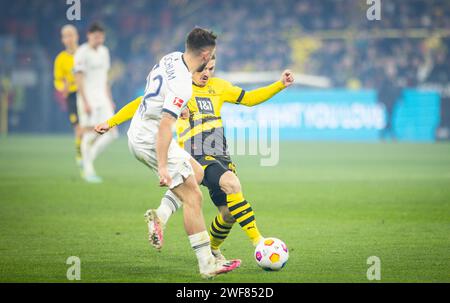 Dortmund, Deutschland. Januar 2024. Marcel Sabitzer (BVB) Borussia Dortmund - VfL Bochum 28.01.2024 Urheberrecht (nur für journalistische Zwecke) von : Stockfoto