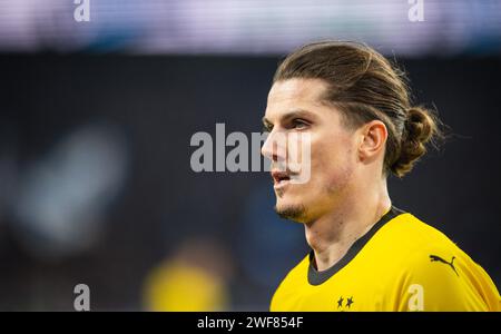 Dortmund, Deutschland. Januar 2024. Marcel Sabitzer (BVB) Borussia Dortmund - VfL Bochum 28.01.2024 Urheberrecht (nur für journalistische Zwecke) von : Stockfoto