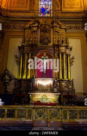 Die Metropolitan Cathedral ist der Hauptsitz der katholischen Kirche in Argentinien und ist der Ort, an dem Papst Franziskus, wie Erzbischof Jorge Bergoglio, die Messe veranstaltete Stockfoto