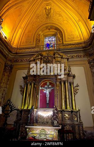 Die Metropolitan Cathedral ist der Hauptsitz der katholischen Kirche in Argentinien und ist der Ort, an dem Papst Franziskus, wie Erzbischof Jorge Bergoglio, die Messe veranstaltete. Stockfoto