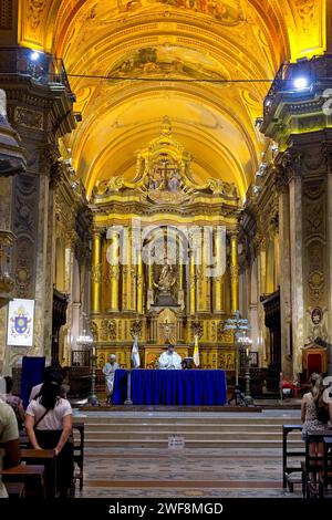 Die Metropolitan Cathedral ist der Hauptsitz der katholischen Kirche in Argentinien und ist der Ort, an dem Papst Franziskus, wie Erzbischof Jorge Bergoglio, die Messe veranstaltete. Stockfoto