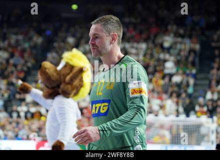 Köln, Allemagne. Januar 2024. Andreas Palicka aus Schweden während der EHF Euro 2024 der Männer, Platzierungsspiel 3/4, Handballspiel zwischen Schweden und Deutschland am 28. Januar 2024 in der Lanxess-Arena in Köln, Deutschland - Foto Laurent Lairys/DPPI Credit: DPPI Media/Alamy Live News Stockfoto