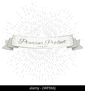 Klassisches Vintage-Bannerband Stock Vektor