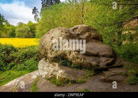 Großbritannien, England Kent, Chiddingstone, Dorf, der Chiding Stone Stockfoto