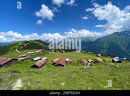 Sal Plateau in Camlihemsin, dieses Plateau befindet sich im Camlihemsin Bezirk der Provinz Rize. Kackar Mountains. Rize, Türkei. Stockfoto