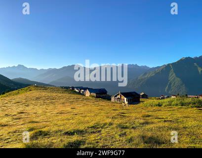 Sal Plateau in Camlihemsin, dieses Plateau befindet sich im Camlihemsin Bezirk der Provinz Rize. Kackar Mountains. Rize, Türkei. Stockfoto