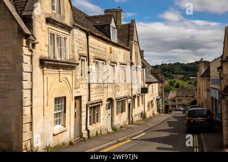 Großbritannien, England, Gloucestershire, Painswick, Bisley Street, die älteste Straße der Stadt, um 1300 Stockfoto