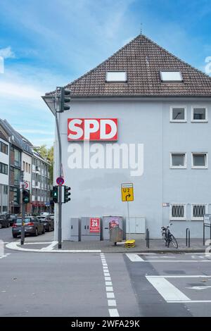 Büro des Kölner Unterbezirks der SPD Stockfoto