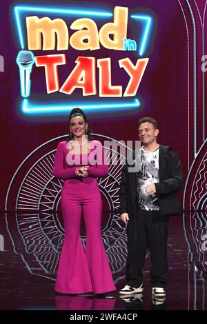 Neapel, Italien. 30. Januar 2024. 'Rai Auditorium' (Na) 29/2024 1 Folge 'Made in Italy' auf dem Foto: Arteteca Credit: Independent Photo Agency/Alamy Live News Stockfoto