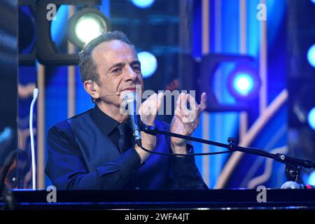 Neapel, Italien. 30. Januar 2024. "Rai Auditorium" (Na) 29/2024 1 Folge "Made in Italy" auf dem Foto: Stefano Palatresi Credit: Independent Photo Agency/Alamy Live News Stockfoto