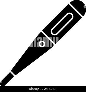 Thermometer Illustration medizinische Silhouette Gesundheit Logo Pflege Icon Medizin Umriss Krankenhaus Apotheke Herz Ambulanz Kapsel Klinik Pille Kreuz Pulsform Stethoskop Arzt Krankenschwester Stock Vektor