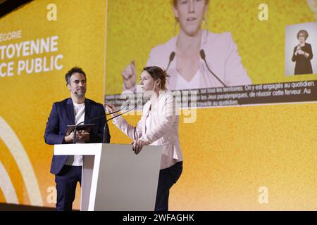 Paris, Frankreich. November 2023. Bei der 18. Ausgabe der Trophees APAJH im Carrousel du Louvre in Paris, Frankreich Stockfoto