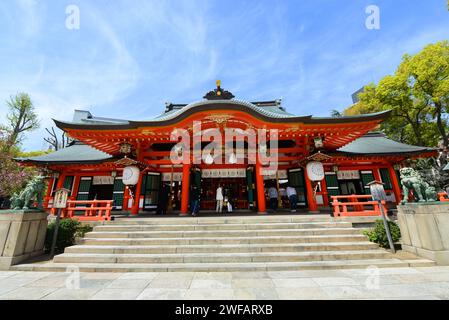 Der Ikuta-Schrein in Kobe, Japan. Stockfoto