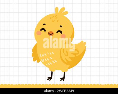 Süßes ostermädchen. Ostern Vektor-Illustration. Stock Vektor