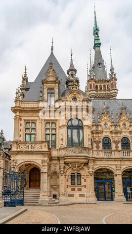 Benediktinerpalast in Fecamp, eine Gemeinde im Departement seine-Maritime in der Normandie Stockfoto