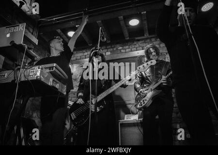 As able as Kane (AAAK) trat am 25. September 2014 live im Eagle Inn in Salford auf Stockfoto