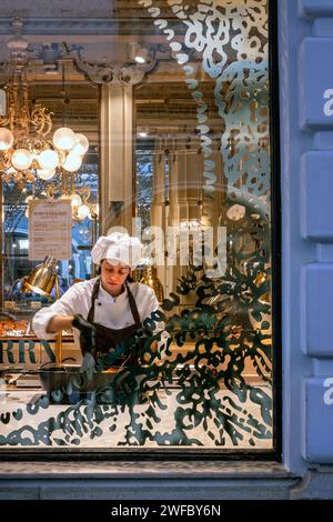 Cafe Demel in Wien Österreich Stockfoto