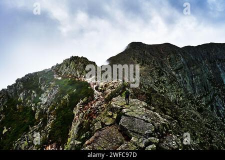 Blick vom Mount Katahdin, appalachian Trail, Baxter State Park, Maine, USA Stockfoto