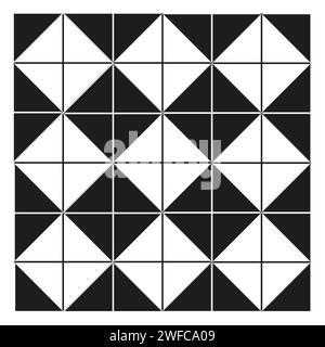 Nahtloses Retro-Muster. Rechteckmuster. Abstrakte geometrische Textur. Vektorabbildung. Rohbild. EPS 10. Stock Vektor