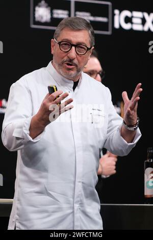 Madrid, Spanien. 30. Januar 2024. Der spanische Koch Joan Roca von El Celler de Can Roca während der Ausgabe des internationalen gastronomischen Kongresses Madrid, Madrid 30. Januar 2024 Spanien (Foto: Oscar Gonzalez/SIPA USA) (Foto: Oscar Gonzalez/SIPA USA) Credit: SIPA USA/Alamy Live News Stockfoto