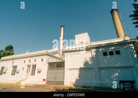 Grabsektor und Krematorium des Friedhofs von La Chacarita. buenos aires, argentinien - 2. dezember 2023. Hochwertige Fotos Stockfoto