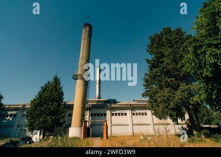 Grabsektor und Krematorium des Friedhofs von La Chacarita. buenos aires, argentinien - 2. dezember 2023. Hochwertige Fotos Stockfoto