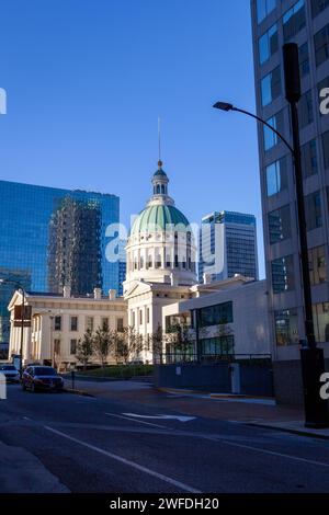 Das Old Court House in St. Louis Missouri. Stockfoto